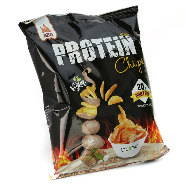 Laperva Healthy Snacks Potato Protein Chips Barbeque Flavored Fiber