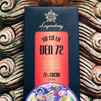 Best seller Dark chocolate bar box SINGLE ORIGIN made in Viet Nam with high quality for gifting and relax during working at home