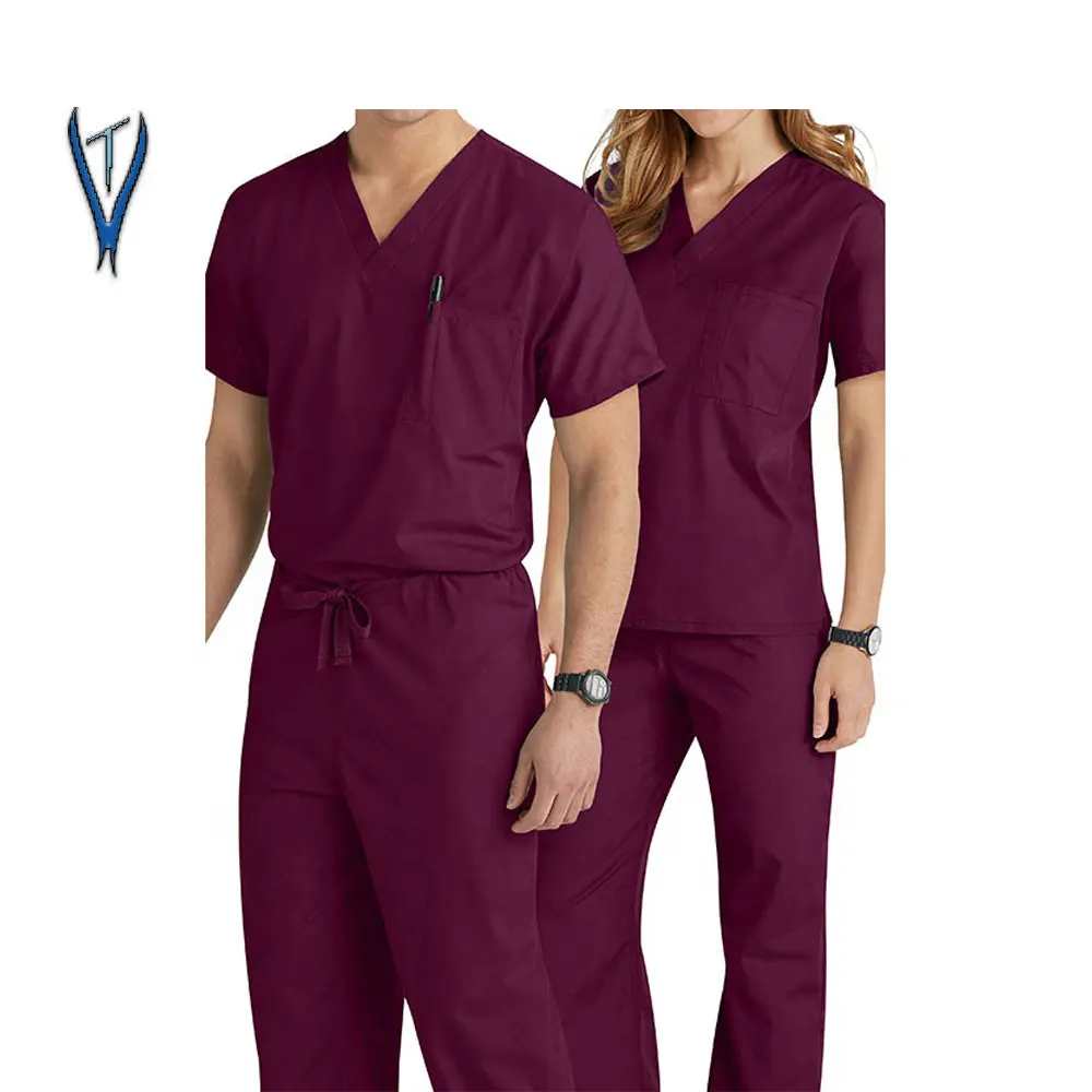 Latest Design Women's Stylish Medical Scrubs Nursing Uniform Women