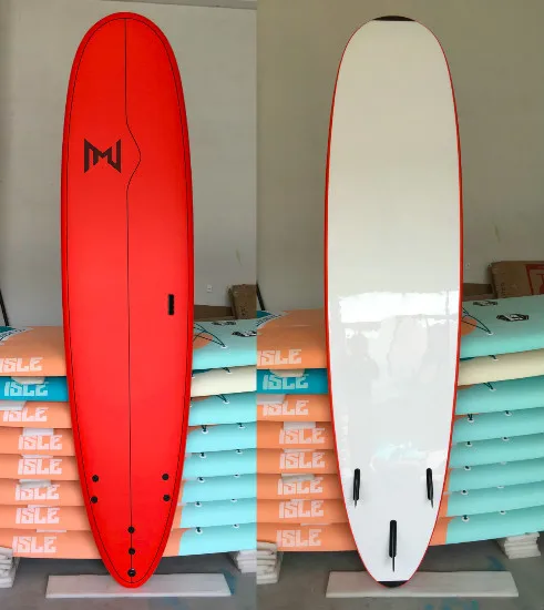 Softboard Surfboard for Surfing School with Vacuum Bag Technology