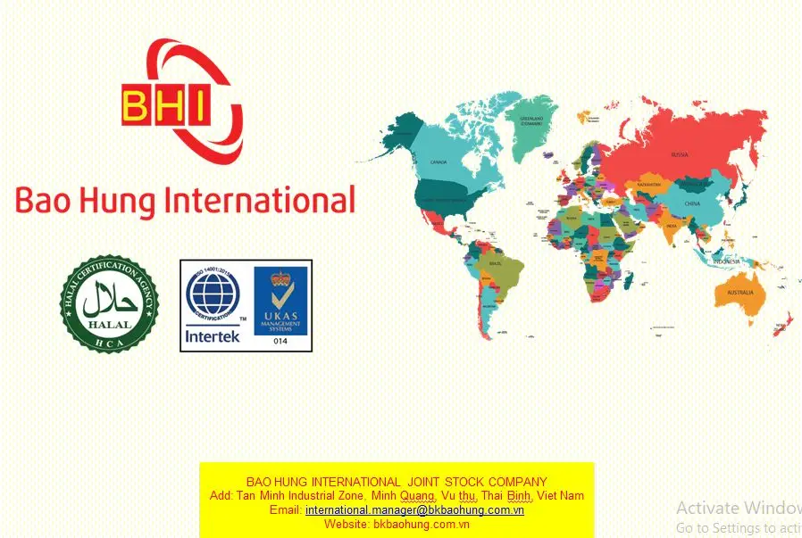 Company Overview BAO HUNG INTERNATIONAL JOINT STOCK COMPANY