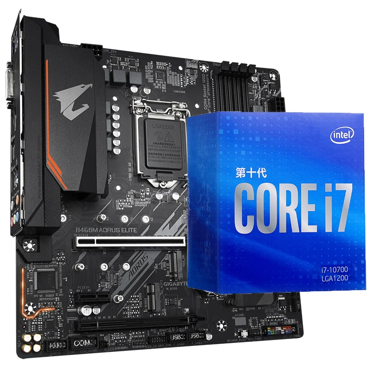 Placa-mãe GIGABYTE B460M AORUS ELITE usada para processadores