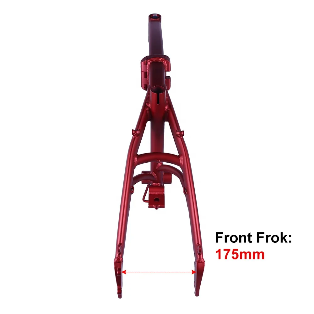 Рама для электровелосипеда 20 дюймов алюминиевый сплав 6061 внутренняя трубка рамы велосипеда на толстых покрышках регулируемая цветная электрическая складная