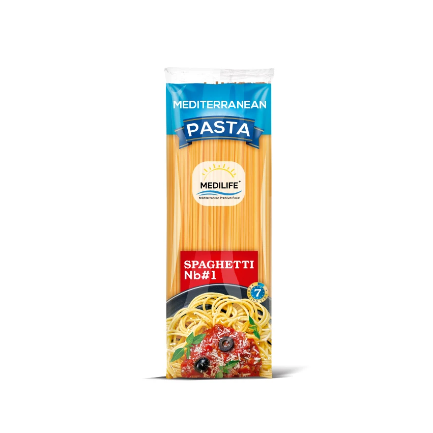 long pasta nb#1 with iso certification bag 1kg.