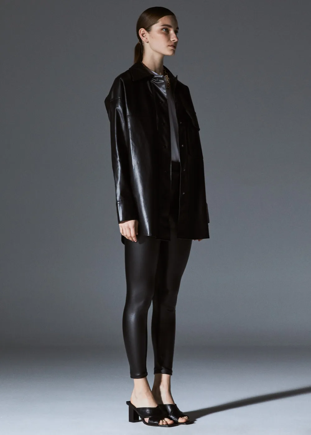 Женская Толстая кожаная рубашка, зимняя куртка, Новое поступление 2021, куртка из искусственной кожи, уличный стиль, корейский стиль