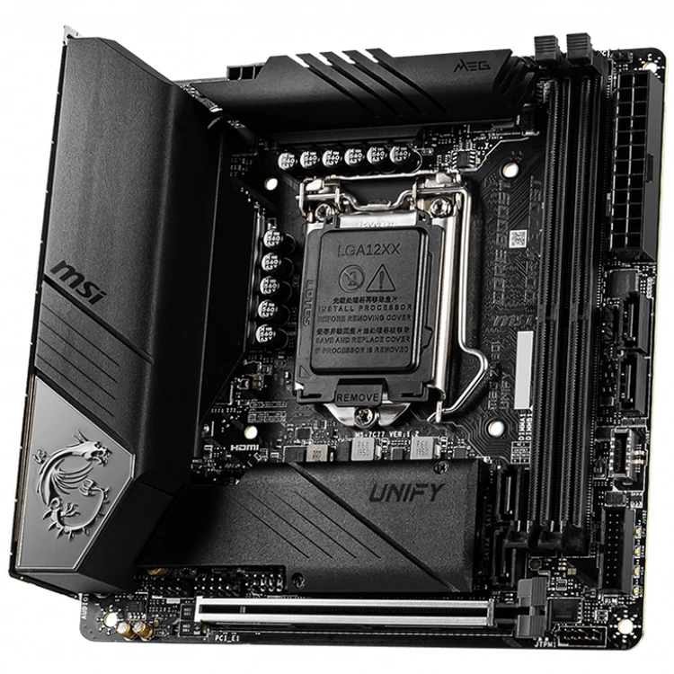 MSI MEG Z490I UNIFY ITX 中古ゲーミングマザーボード（Z490チップ