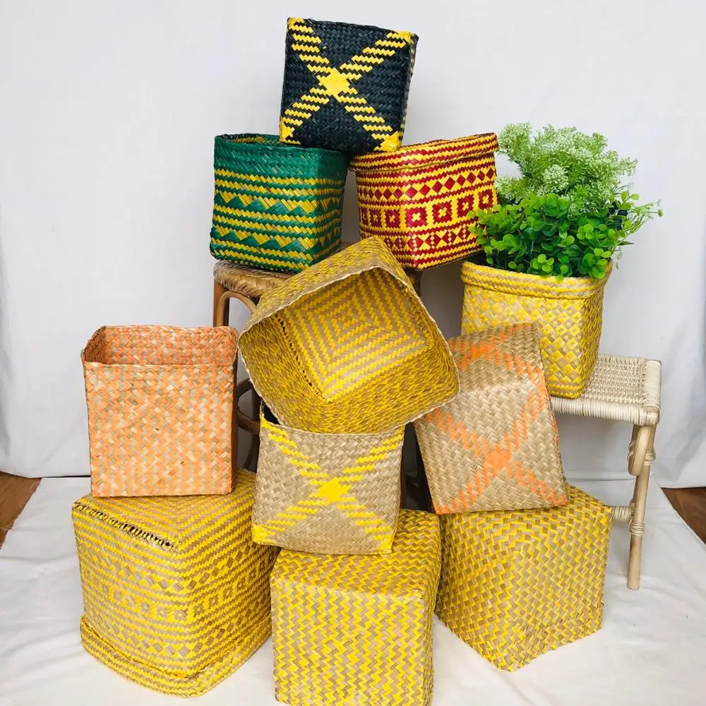 Colorful Small Storage Baskets: Wholesale from BAO MINH MANUFACTURER