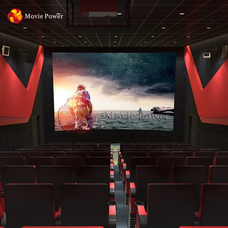 Prosperity and Colorful 3d Cinema 4D 3d 5d 7d 9d Animation Movie for Sale 3 Dof Electric Dynamic System 1-500 Seats Movie Power