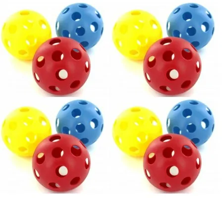 Высокое качество 40 & 26 Отверстия Крытый Pickleball шарики прочный мяч