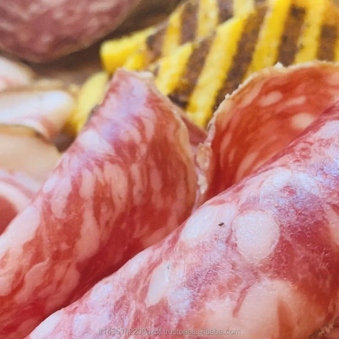 Italian Style Salami Sopressa With Garlic Kg 4 High Quality