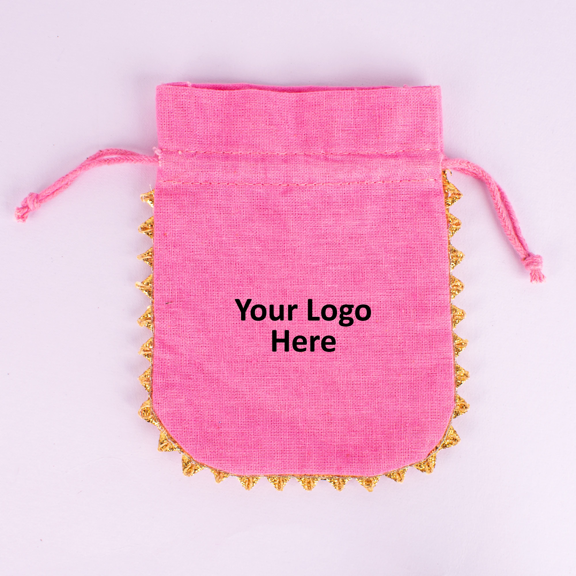 Cotton Jewelry Packaging Pouch With Custom Logo - CraftJaipur