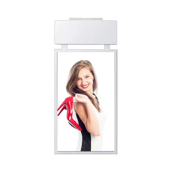 43/49/55/65 inch T-2 double-side inner window display digital advertising display with high brightness for clothing stores