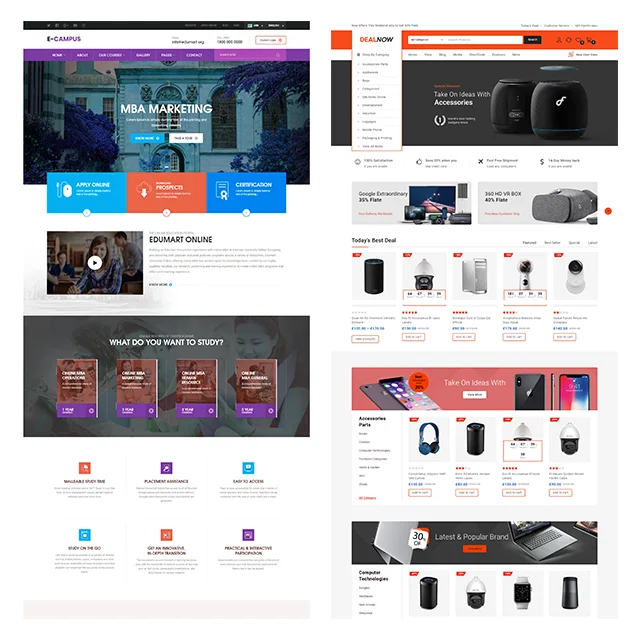 アリババオンラインショッピングサイト、ECサイトデザイン、ウェブ