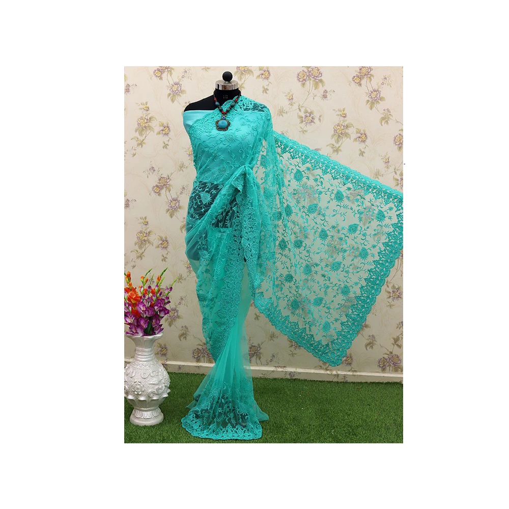 new design saree net wali