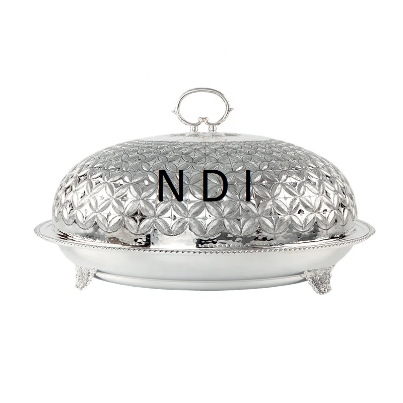 Shiny Finishing Chafing Dish With Burner Stand Customized Buffet