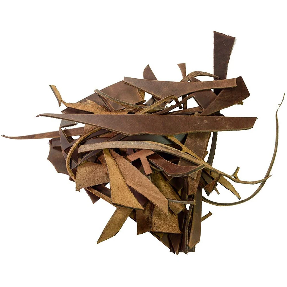 Чипсы и обрезки из коровьей кожи, обрезка толстых частей (3,5 мм)