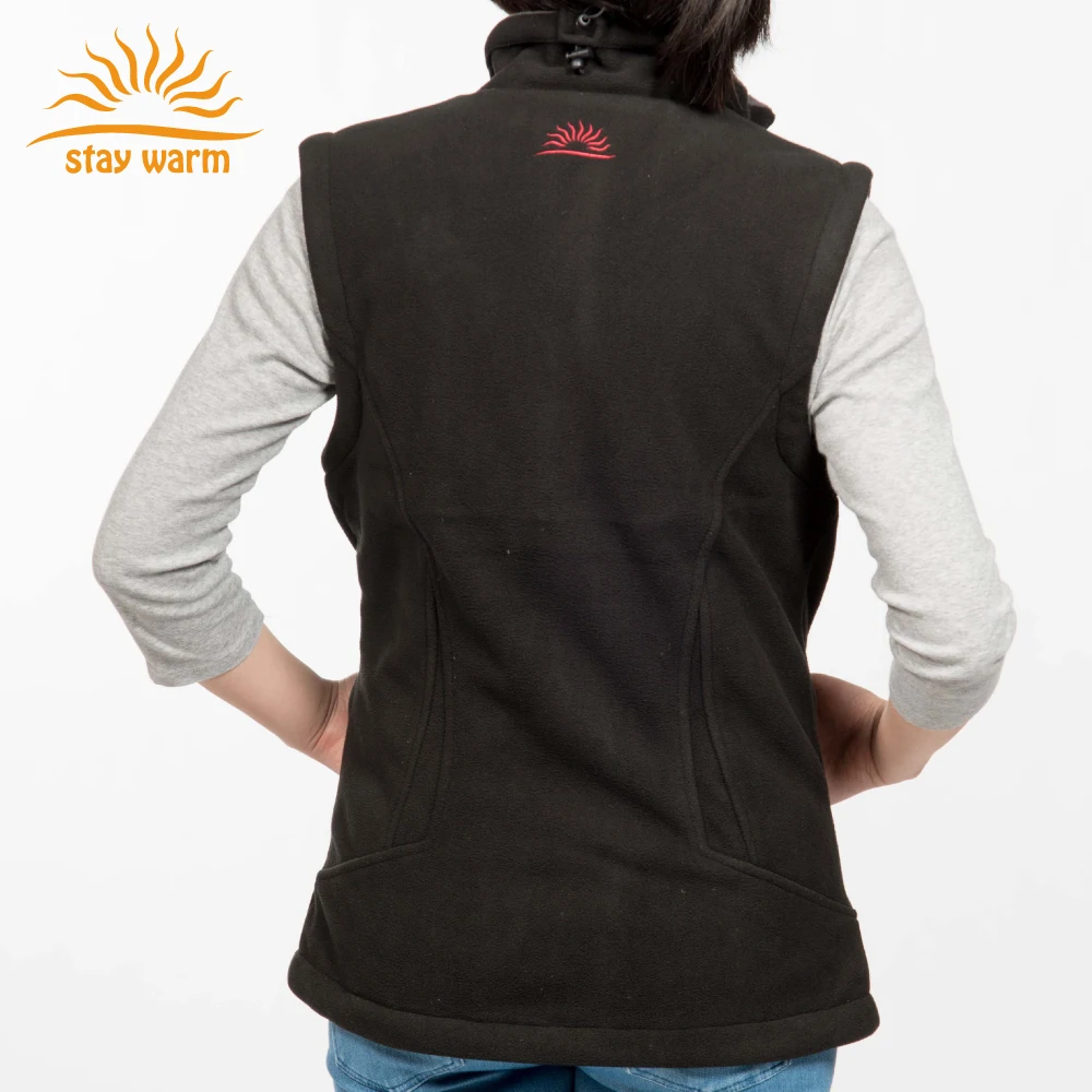 
 Безопасный моющийся нагревательный элемент OEM из углеродного волокна, жилет с подогревом для внешнего аккумулятора версии или батареи 7,4 В  