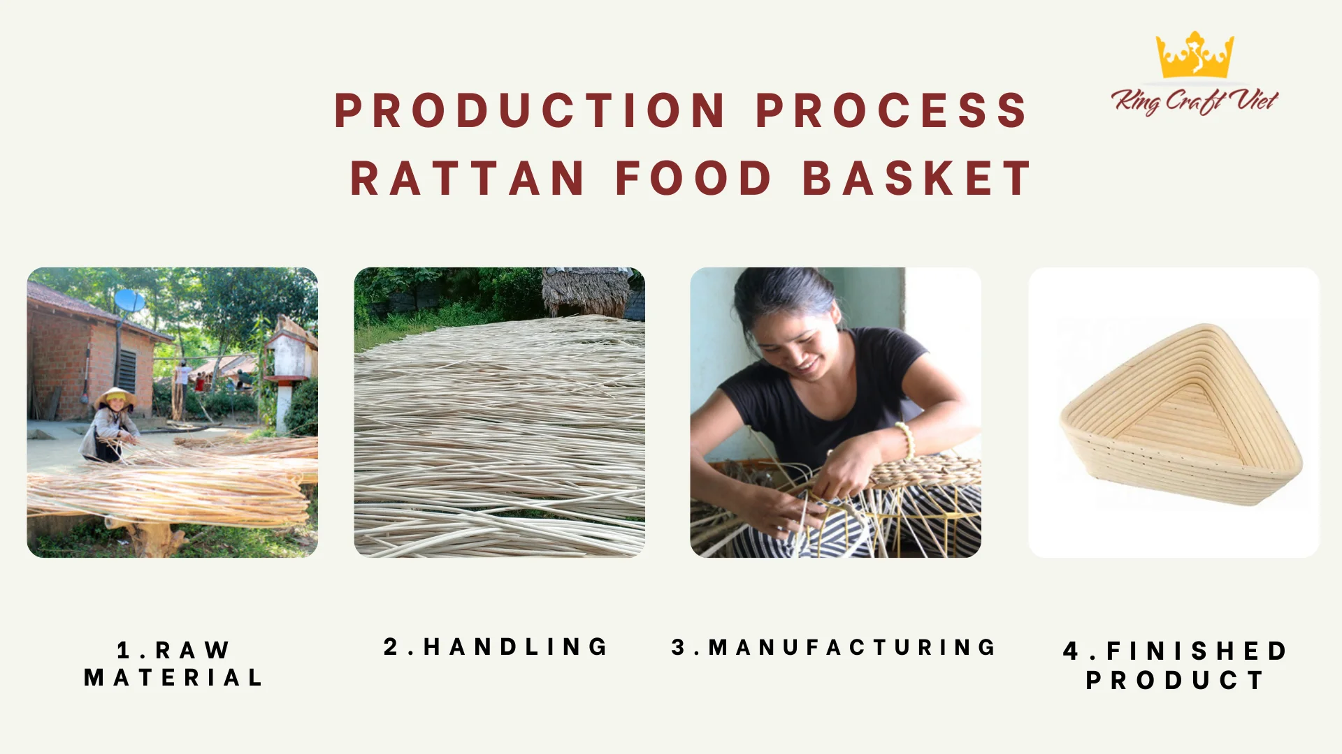 Round Bread Proofing Basket With Liner For Natural Rising Large Rattan