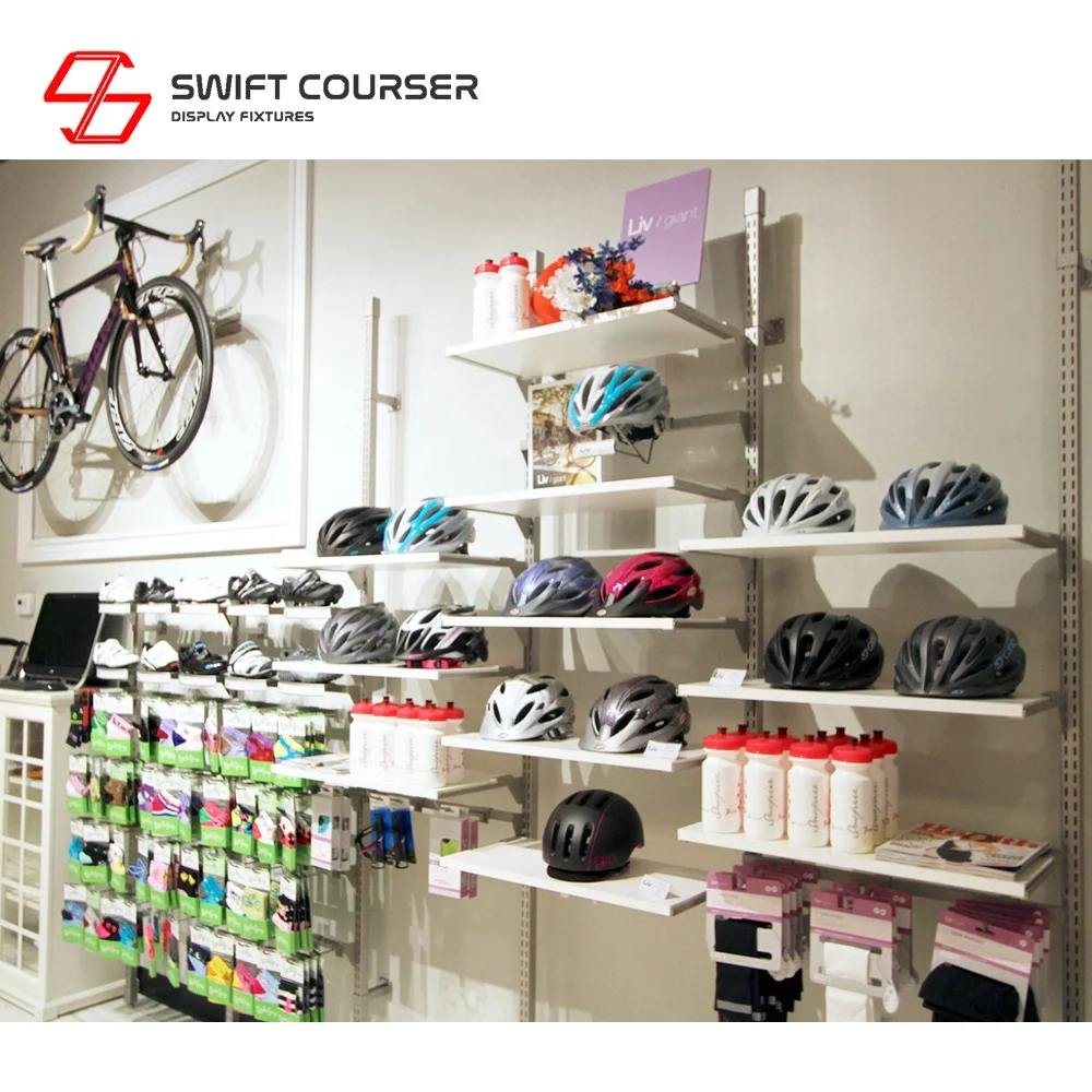 Exhibidor de piso de mercado para tienda de bicicletas, soporte de