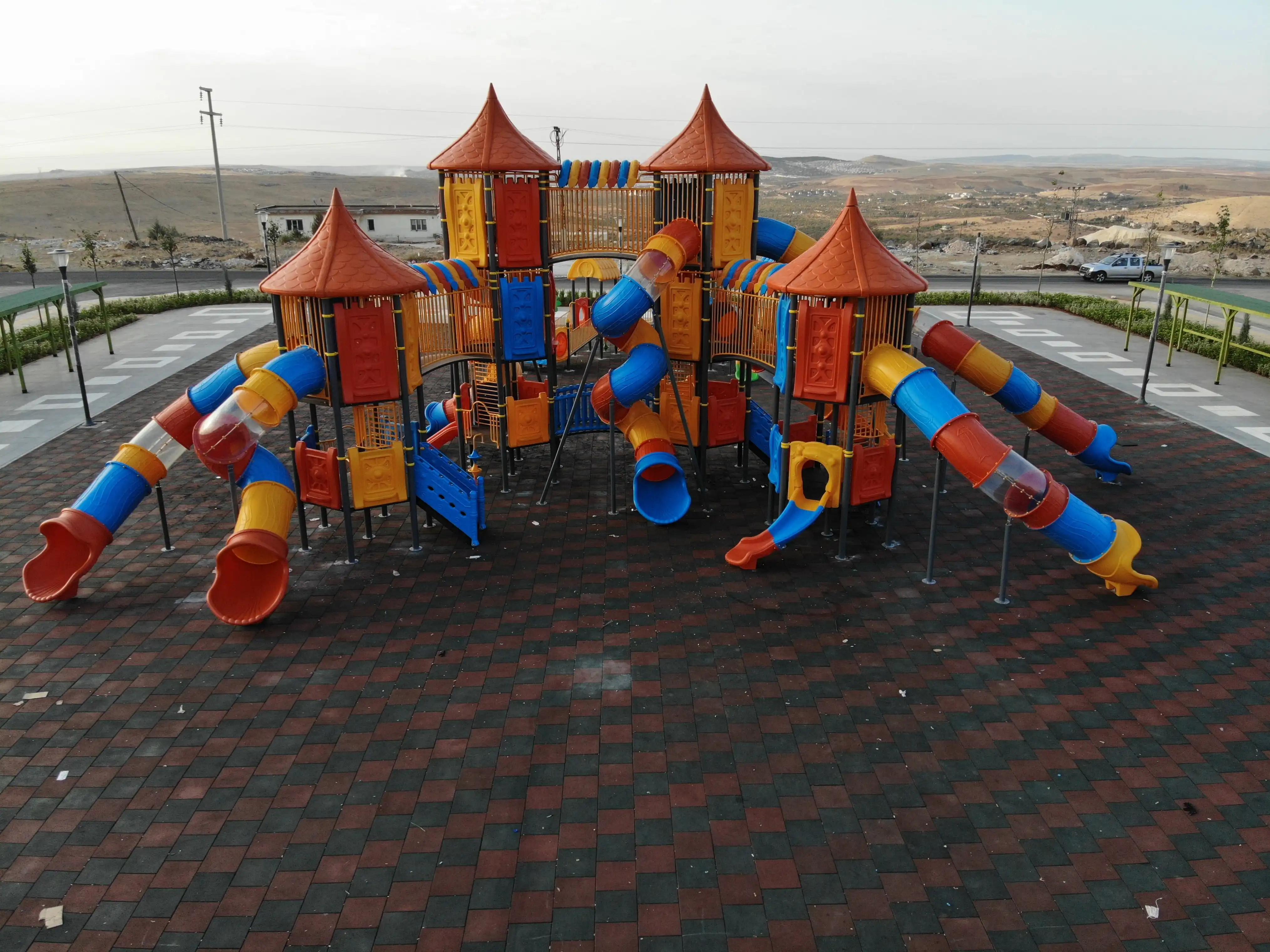 Commercial School Playground Set Kids Outdoor Playground Equipment Set For Sale Climb Playground