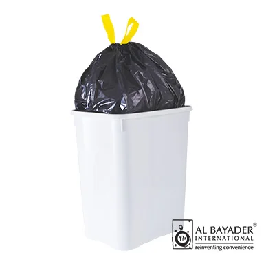 clear plastic bin bags