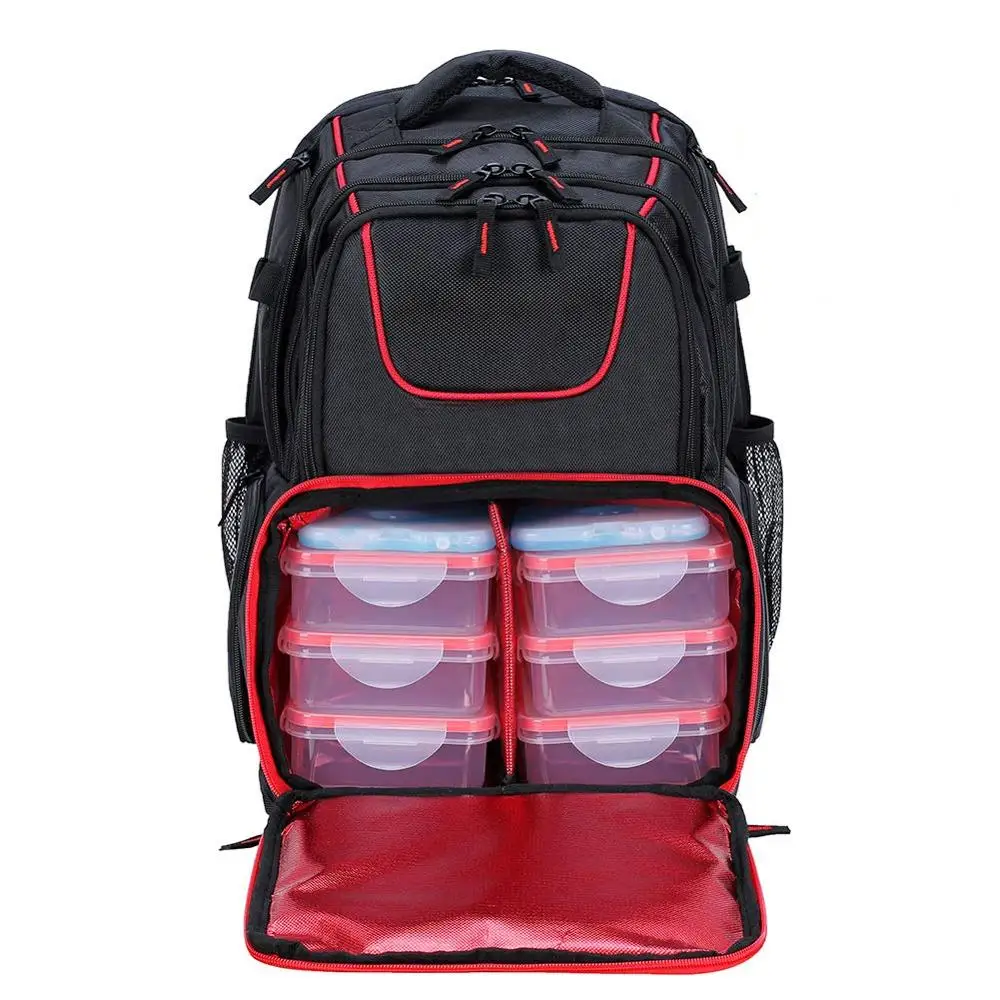 Insulated Waterproof Fitness Meal Prep Backpack Cooler Lunch Backpack Bag -  China Meal Prep Backpack and Cooler Backpack Bag price
