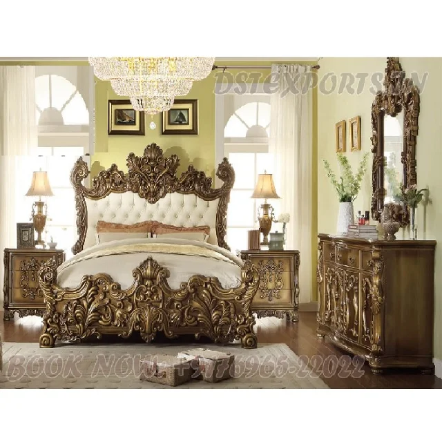 Wooden Crafted Luxury Master Bedroom Furniture - DST Home Furniture  Manufacturer Exporter