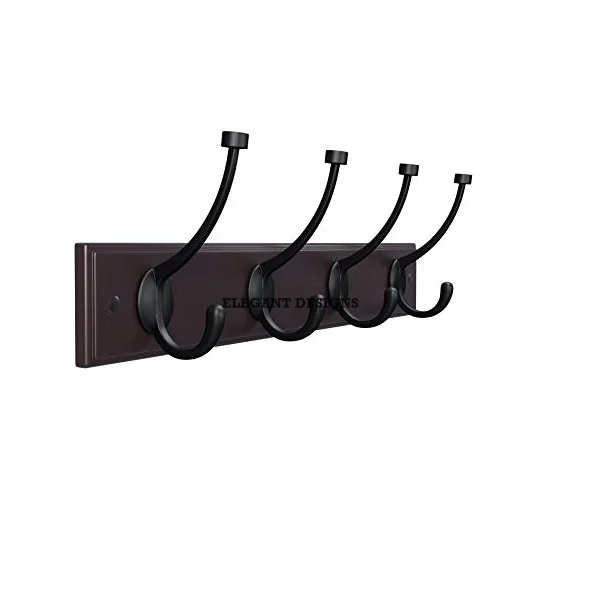 Black Color Metal Wall Hook Metal J Shape Wall Mount Hook Handmade ...