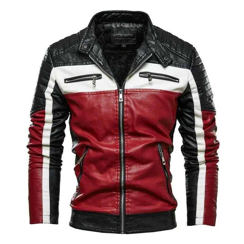 fleece lined moto jacket