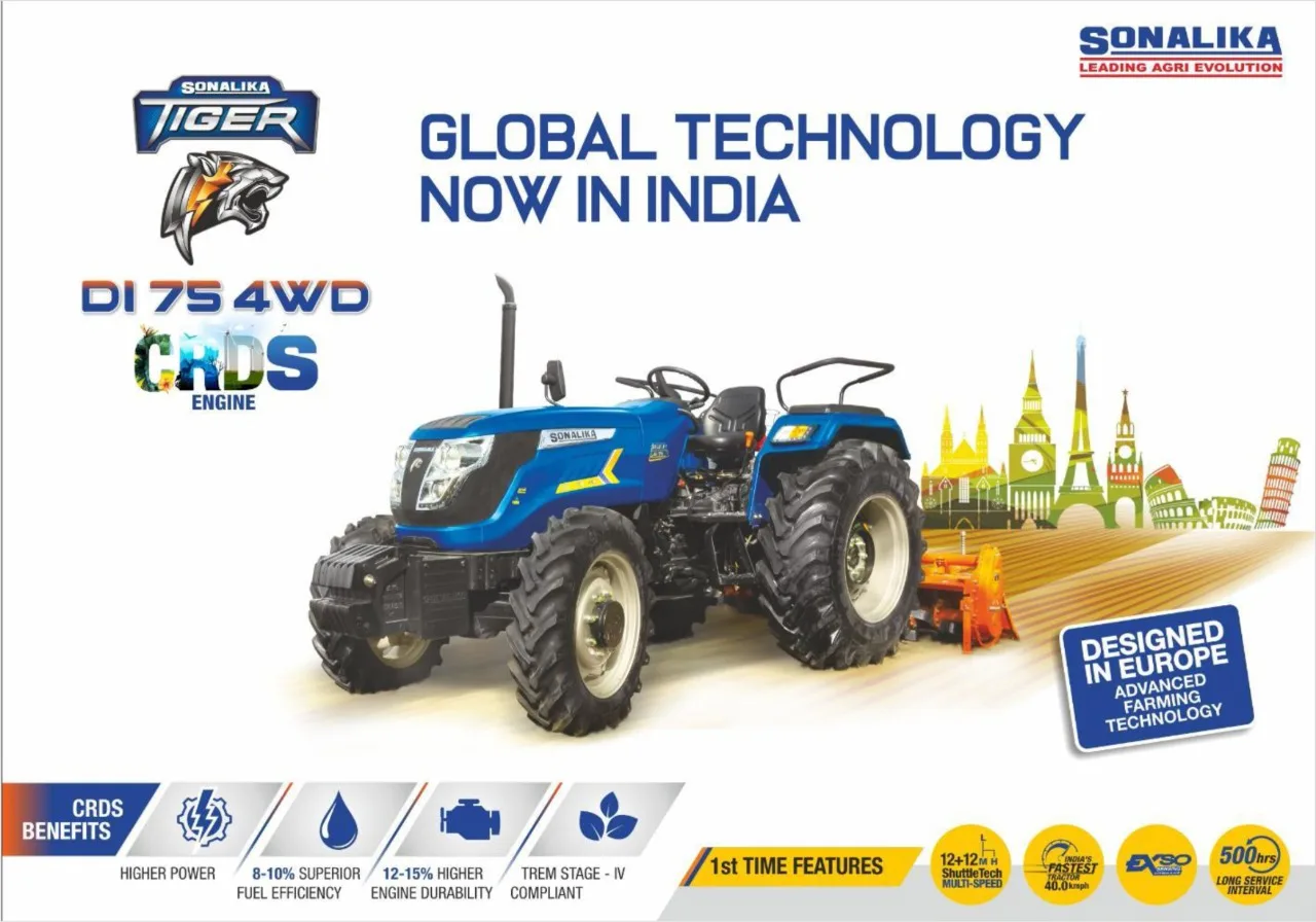 Sonalika records highest ever Q1 overall sales of 40,700 tractors in FY'24  (tg1190)