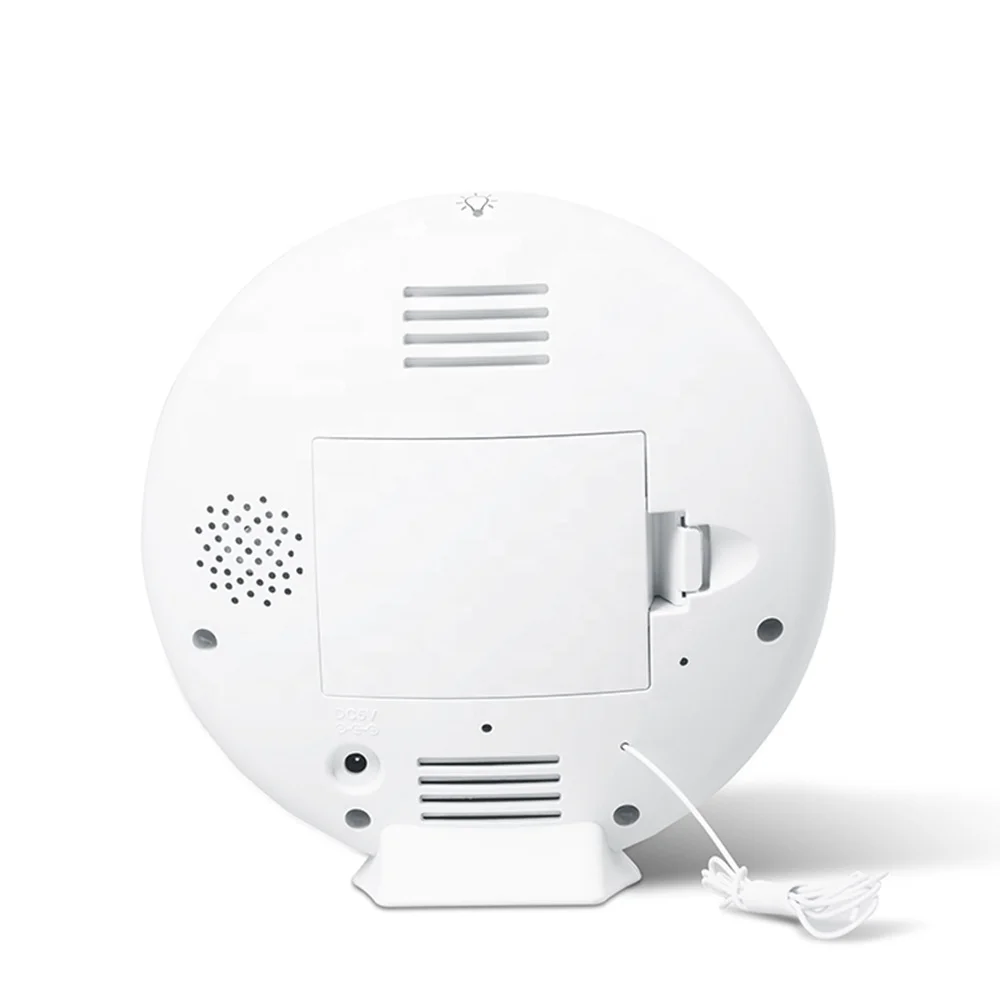 2022 CE ROHS Wake up Light Sunrise Alarm Clock Creative Round Digital LED Table Clock