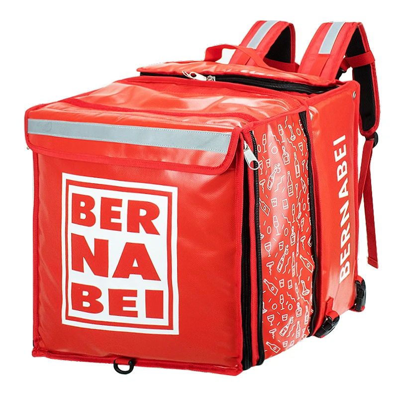 Heated Cooler Backpack Motorcycle Hot Pizza Food Thermal Bag Food Delivery Insulated