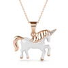 Brass With 18k Rose Gold Plated Pendant
