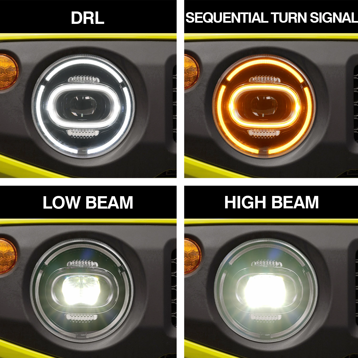 Wholesale Original Replacement Jimny Headlamp with Sequential Turn signal 2018-UP Headlights for  Suzuki Jimny