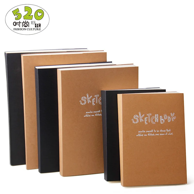 MIKAILAN 8K/16K Sketching Book Coarse Grain Coil Hand Sketchbook Notebook  Journal Planner For Student Artist Draw Art Supplies - AliExpress