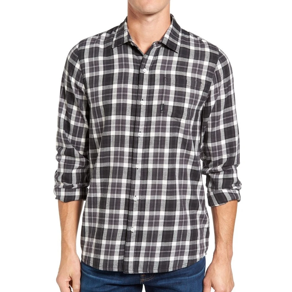 wholesale custom long sleeve men plaid flannel shirt - buy