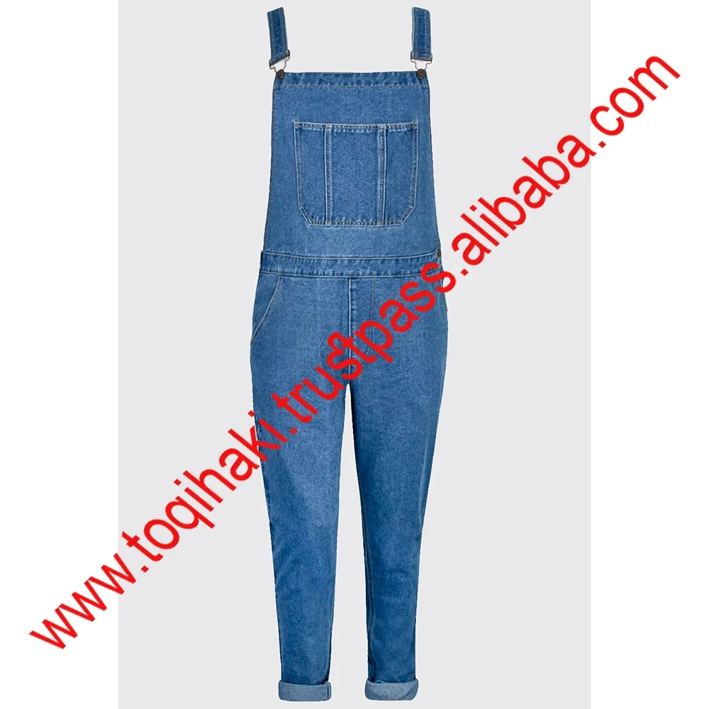 cotton denim dungarees