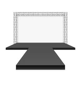 Booth Truss Display /events/mobile Stage Booth Metal Backdrop Stand and Trussing for Decoration Used Church Equipment