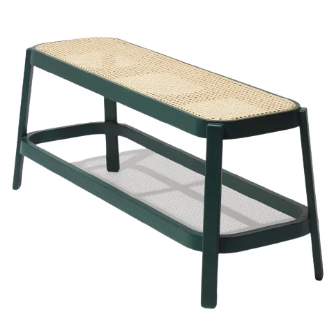 Viet Nam Factory Popular Rattan Bench Sustainable Breathable Ratan Bench Chair Storage Waterproofing Bench