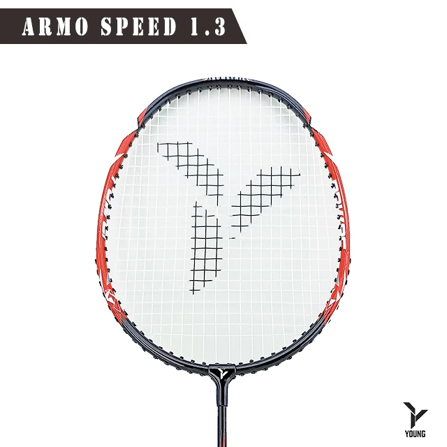 Высококачественная легкая T-образная алюминиевая ракетка для бадминтона для начинающих игроков в бадминтон