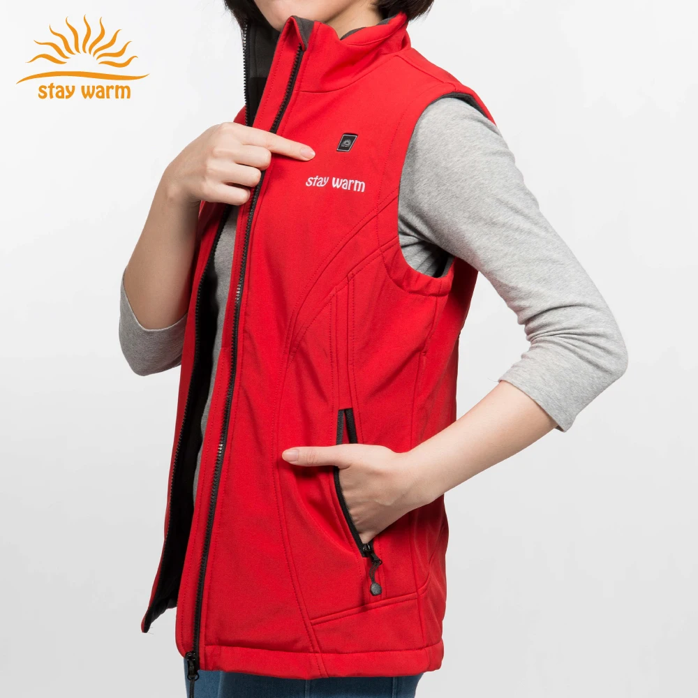 
 Безопасный моющийся нагревательный элемент OEM из углеродного волокна, жилет с подогревом для внешнего аккумулятора версии или батареи 7,4 В  