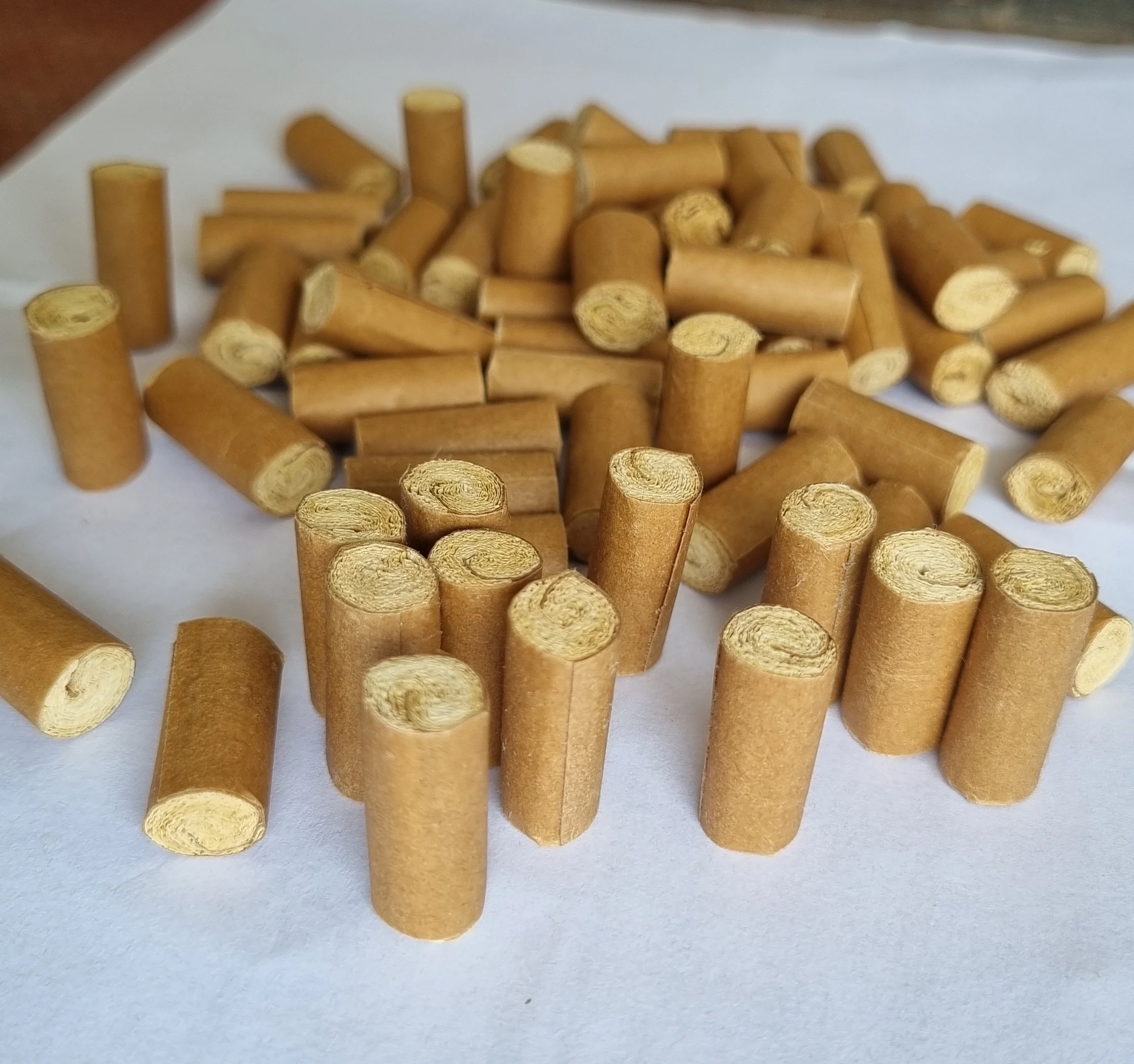 Cooling Best Flow Filters Corn Husk Filter Tips 5 Mm To 12 Mm * 30 Mm