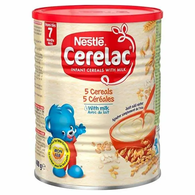 Cerelac 5 Cereales Avec Du Lait 400g Buy Cereales Instantanees Bebe Lait En Poudre Assurer Lait En Poudre Product On Alibaba Com