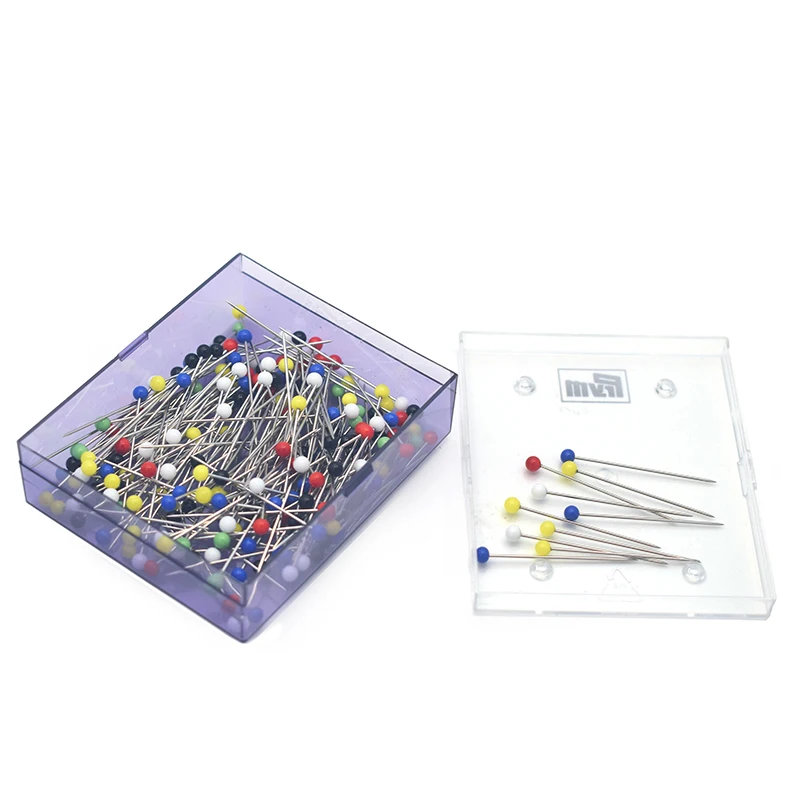 Colored Ball Glass Heads Long Sewing Pins for Fabric, Straight Pins - China Sewing  Pins and Pins for Fabric price