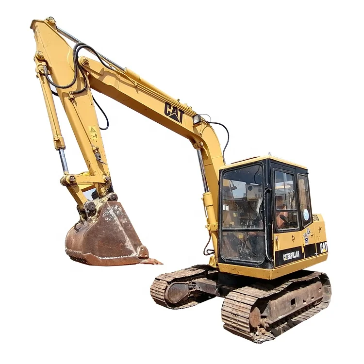 High Effciency 7 Ton Mini Used Caterpillar E70b Crawler Excavator Cat E 70b Excavadora Sale Price