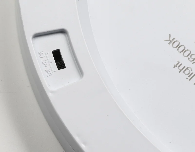 Radar Sensor Multifunctional Dial Dimming Led Flat Round Panel Light ultra Slim Surface Mount Recessed