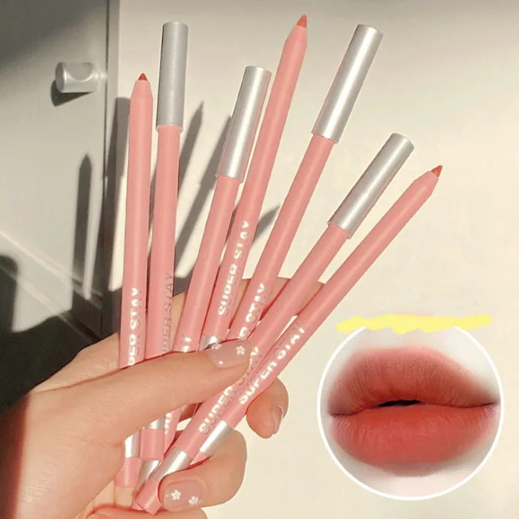 Высокое качество низкий минимальный заказ Водостойкий карандаш-подводка для губ с высоким