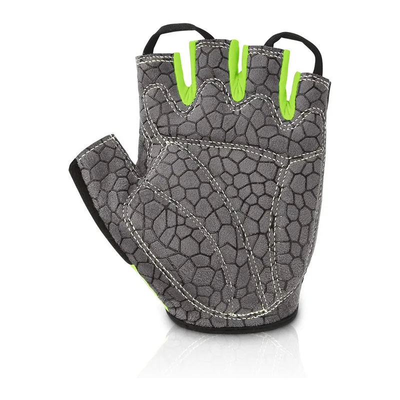 Велосипедные перчатки с противоскользящей амортизирующей подушкой, дышащие велосипедные перчатки с открытыми пальцами