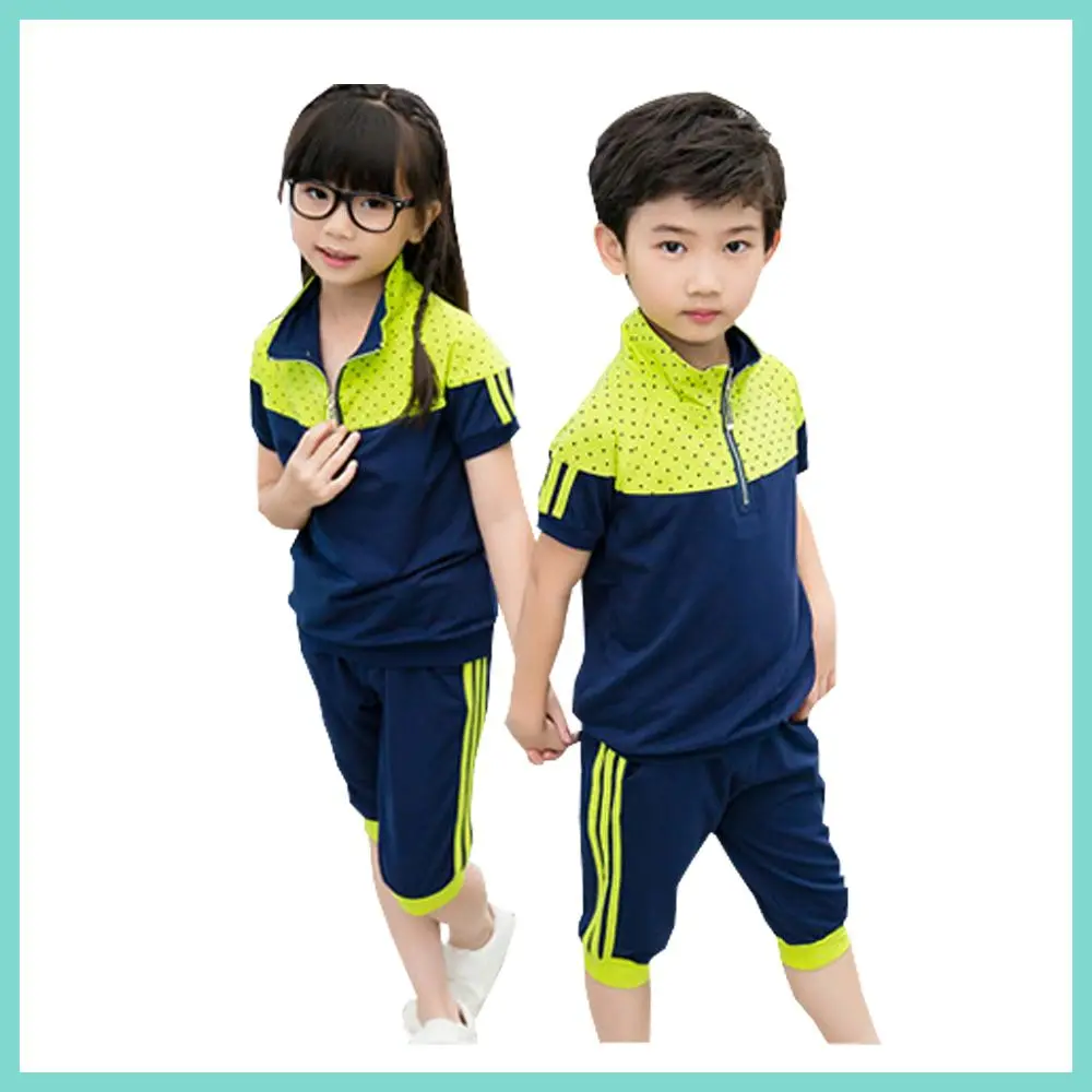 Source Ropa Deportiva primaria personalizada uniformes escolares con diseño de parche de logotipo m.alibaba.com