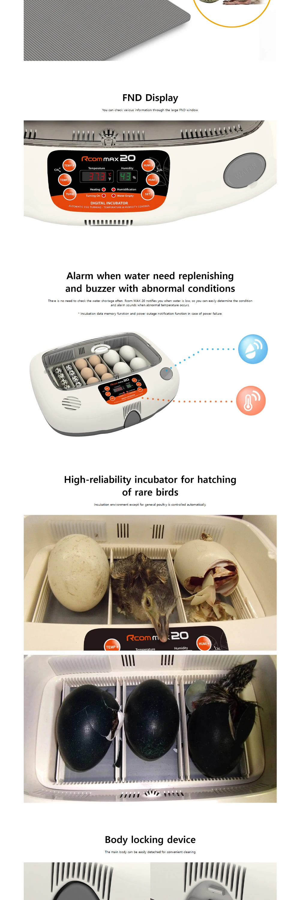 Artificial Intelligence Automatic Temperature & Humidity Control Egg